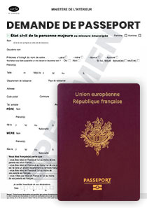 Demande de Passeport pour personne majeure