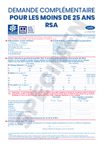 CERFA 14130-02 : Formulaire de demande RSA jeune
