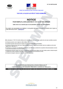 CERFA 50449-19 : Notice au formulaire CA3