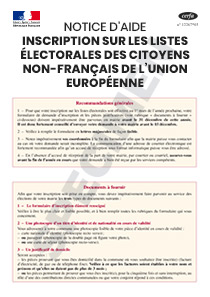 CERFA 51115 Notice d'aide pour remplir le CERFA 12670 demande de candidature d'un citoyen UE aux élections européennes