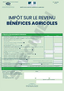 CERFA 11148-18 : Déclaration 2143 impôt sur le revenu bénéfices agricoles