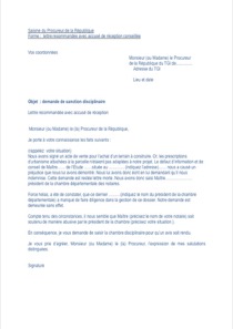 Litige avec le Notaire : Demande de sanction disciplinaire auprès du Procureur de la République ( Saisine au TI )